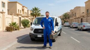 فني صحي الكويت – سباك محترف في سيارة خدمة