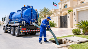 سحب وتنظيف البيارات في الكويت – سيارة شفط حديثة